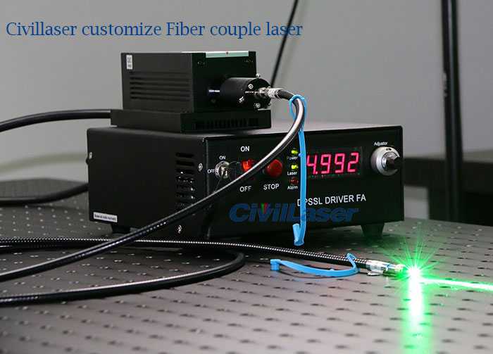 RGB 合光白色光 ファイバ結合レーザー CivilLasers 注文プロセス 注文製品の前金